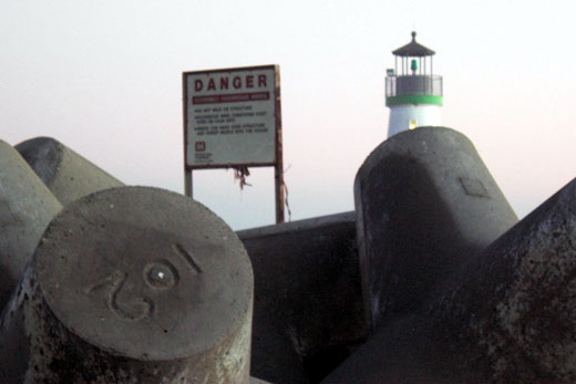 A view of the Seabright&nbsp;lighthouse