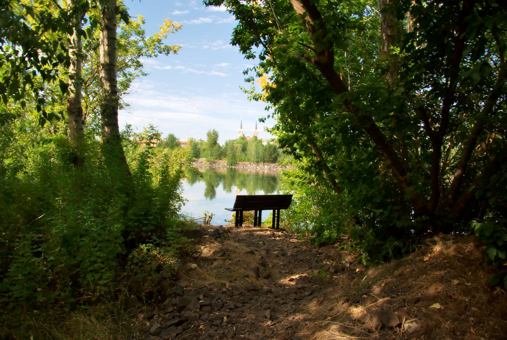 Photography Friday: Spires across the river