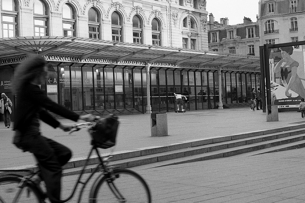 Bikes and Skateboarders at the Musee D'Orsay