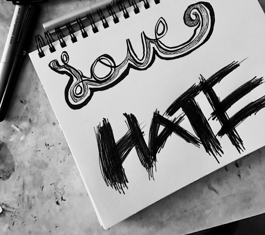 Hate = Pain